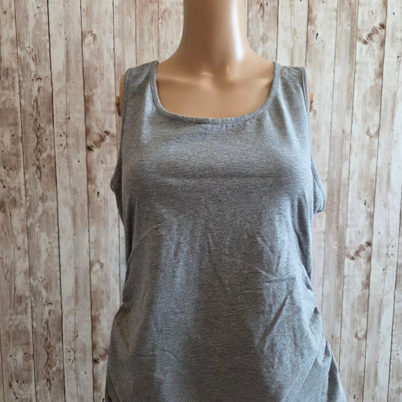 Women's Missufe Gray Maternity Dress Size L - Picture 2 of 8